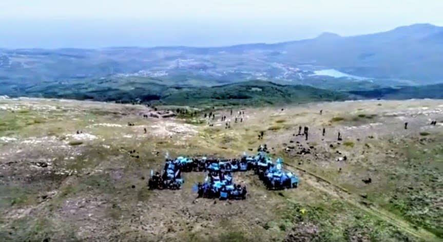 Кримські татари на горі Чатир-Даг
